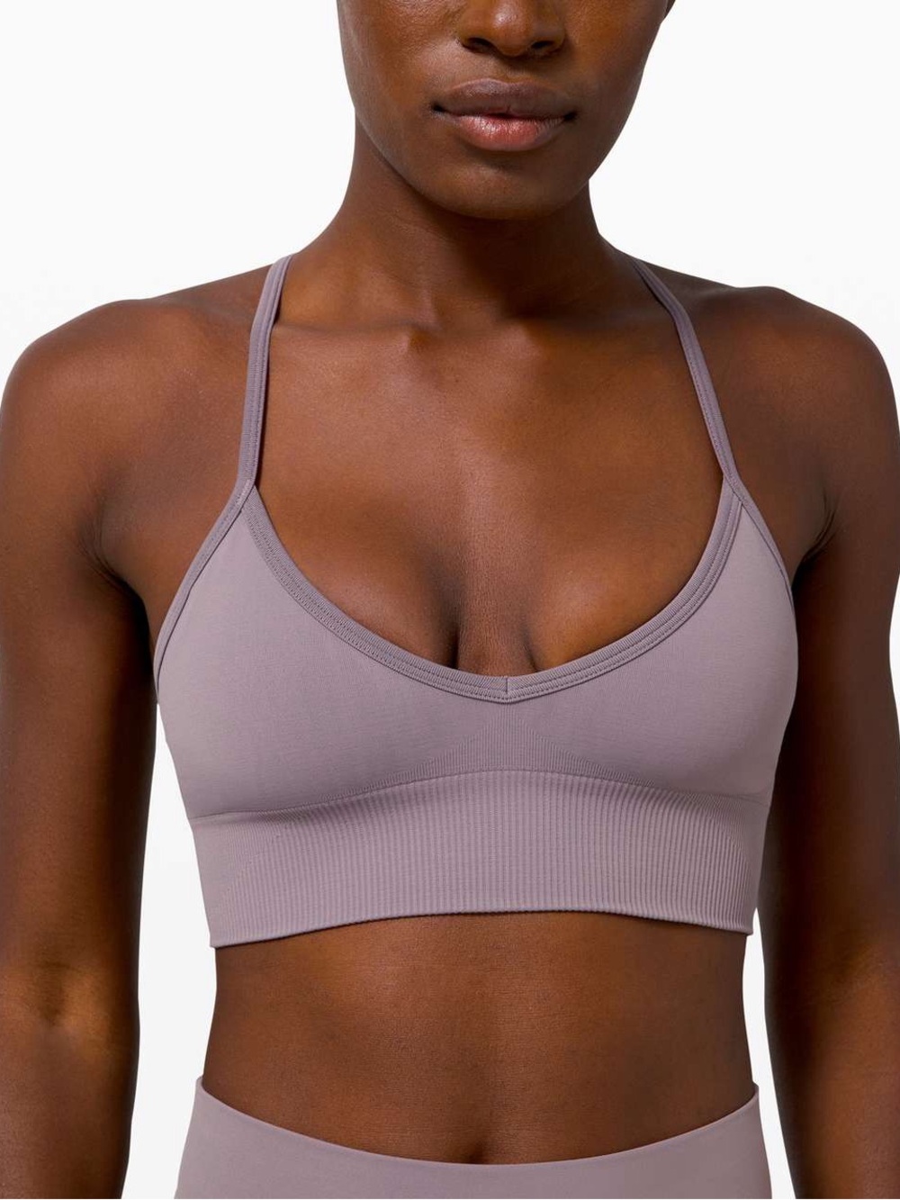 Lululemon Ebb To Street Bra *Light Support, A/B Cup Lunar Rock